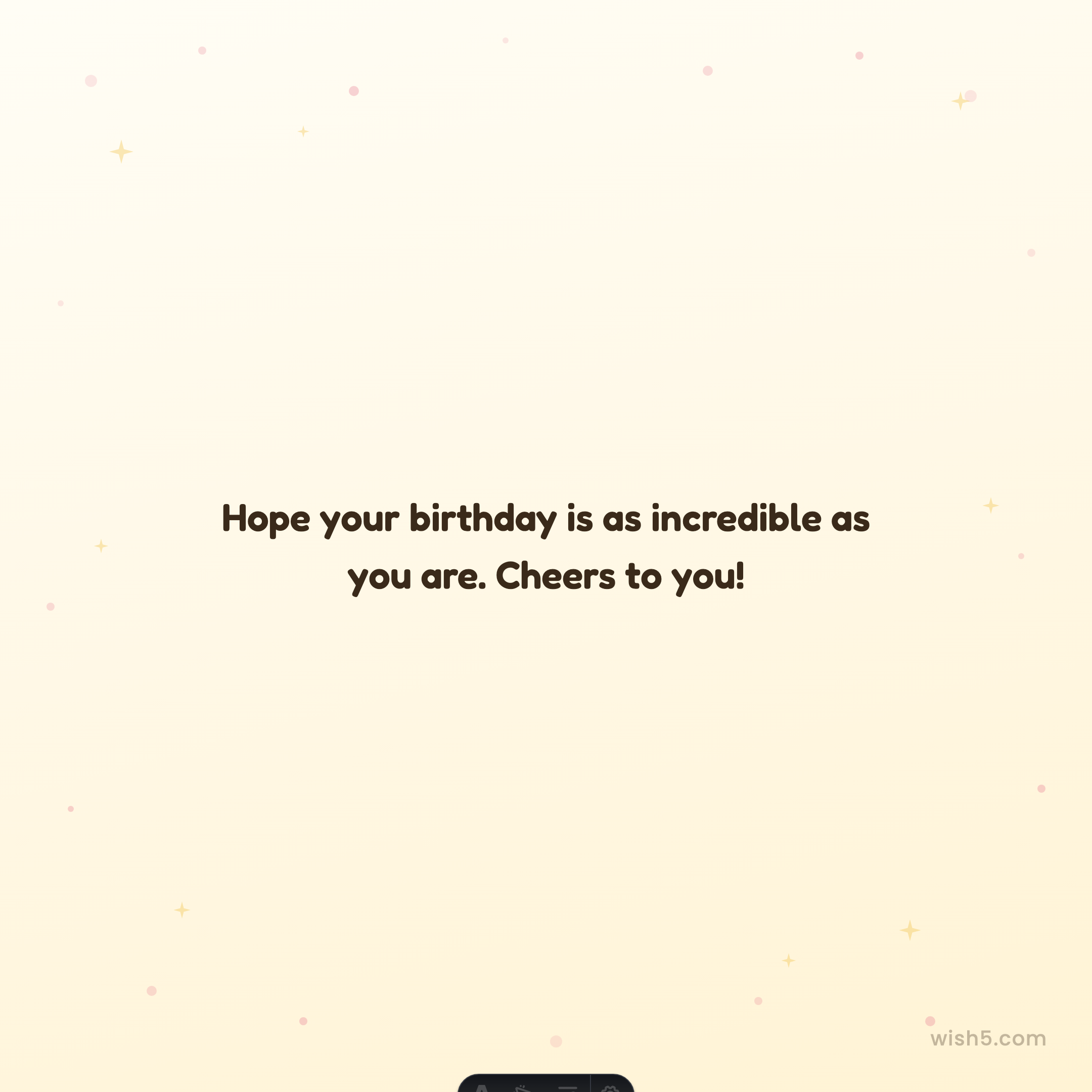 Free birthday greeting card example — Confetti Celebration template