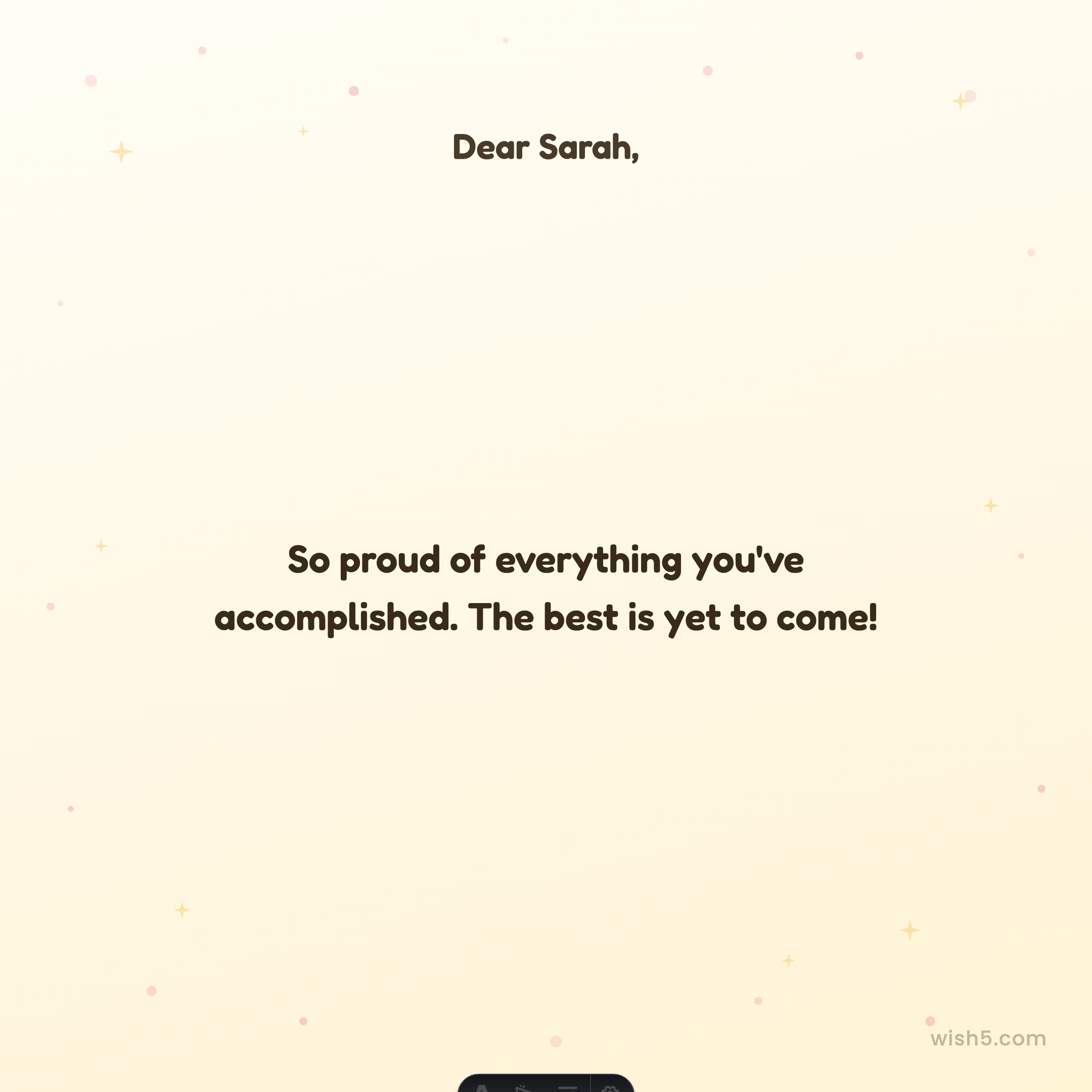 Free graduation greeting card example — Confetti Celebration template